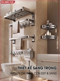 Giá kệ để khăn, để đồ nhà tắm ERMO đa dạng mẫu mã, thiết kế, kích thước và màu sắc, chất liệu nhôm hàng không cao cấp – ảnh 2