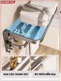 Giá kệ để khăn, để đồ nhà tắm ERMO đa dạng mẫu mã, thiết kế, kích thước và màu sắc, chất liệu nhôm hàng không cao cấp – ảnh 7
