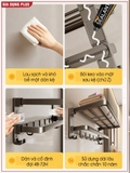 Giá kệ để khăn, để đồ nhà tắm ERMO đa dạng mẫu mã, thiết kế, kích thước và màu sắc, chất liệu nhôm hàng không cao cấp – ảnh 8