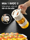 Chai Đựng Dầu Ăn, Nước Mắm Thuỷ Tinh Borosilicate Đa Năng Thông Minh Xuất Nhật Cao Cấp LISSAxPHALEDO – ảnh 3