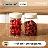 Hũ Thủy Tinh Borosilicate  Nắp Nhựa ABS Chống Mốc, Chống Ẩm, Kín Khí Đa Năng Phaledo (PL-0376) – ảnh 16