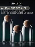 Lọ Thủy Tinh Borosilicate Chịu Nhiệt, Không Chứa Chì, Đa Năng Nắp Gỗ Keo - Nắp Viên Bi (P - 0370) – ảnh 5
