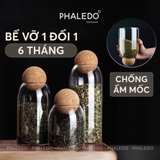 Lọ Thủy Tinh Borosilicate Chịu Nhiệt, Không Chứa Chì, Đa Năng Nắp Gỗ Keo - Nắp Viên Bi (P - 0370) – ảnh 10