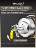 Lọ đựng dầu ăn tự mở nắp thông minh bằng thuỷ tinh boroslicate, vòi inox 304 cao cấp đa năng cho gia đình PHALEDO – ảnh 2