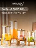 Bình Nước Thuỷ Tinh Borosilicate Cao Cấp Chịu Nhiệt Tốt Cho Nhà Hàng, Quán Ăn, Tiệc Tùng, Chân Đế Gỗ Tre -PHALEDO – ảnh 8