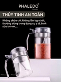 Hủ gia vị thuỷ tinh borosilicate - nắp đậy nhựa ABS kín 100% giúp chống ẩm & kiến bảo vệ gia vị an toàn Phaledo (P-0324) – ảnh 4
