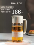 Chai Đựng Dầu Ăn, Nước Mắm Thuỷ Tinh Borosilicate Đa Năng Thông Minh Xuất Nhật Cao Cấp LISSAxPHALEDO – ảnh 8