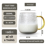 Cốc Thuỷ Tinh Harmer Chịu Nhiệt Borosilicate Có Quai Cầm, Ly Uống Nước Có Thể Đun Trên Bếp Hoặc Lò Vi Sóng - PHALEDO – ảnh 13