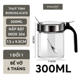 Hủ gia vị thuỷ tinh borosilicate - nắp đậy nhựa ABS kín 100% giúp chống ẩm & kiến bảo vệ gia vị an toàn Phaledo (P-0324) – ảnh 13