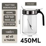 Hủ gia vị thuỷ tinh borosilicate - nắp đậy nhựa ABS kín 100% giúp chống ẩm & kiến bảo vệ gia vị an toàn Phaledo (P-0324) – ảnh 14