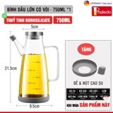 Bình dầu ăn, nước mắm 750ml- thuỷ tinh borosilicate, có tay cầm, đế cao su cao cấp chống vỡ - VIMORA – ảnh 10