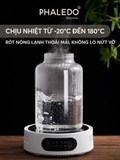 HŨ THỦY TINH BOROSILICATE CỔ CAO XOẮN NẮP GỖ KEO DUNG TÍCH LỚN PHALEDO (PL-0373A) – ảnh 8