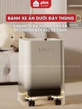 Thùng rác 2 lớp thông minh, dung tích 12L, có bánh xe ẩn, thùng rác nhựa PP cao cấp BESAN – ảnh 3