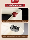 Thùng rác 2 lớp thông minh, dung tích 12L, có bánh xe ẩn, thùng rác nhựa PP cao cấp BESAN – ảnh 7