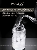 Hũ Thuỷ Tinh Có Nắp Xoắn Gỗ Keo Đựng Đồ Đa Năng Như Trà, Cafe, Đồ Ăn... Cho Gia Đình Decor Sang Trọng PHALEDO (P-0362) – ảnh 6