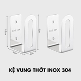 🔴OUTLET | Kệ giá dán tường bếp INOX 304 cao cấp đựng hủ lọ gia vị, chai lọ, chén, đĩa, dao, vung nồi – ảnh 12
