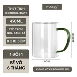 Cốc Thuỷ Tinh Harmer Chịu Nhiệt Borosilicate Có Quai Cầm, Ly Uống Nước Có Thể Đun Trên Bếp Hoặc Lò Vi Sóng - PHALEDO – ảnh 15