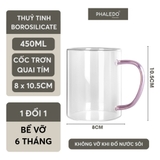 Cốc Thuỷ Tinh Harmer Chịu Nhiệt Borosilicate Có Quai Cầm, Ly Uống Nước Có Thể Đun Trên Bếp Hoặc Lò Vi Sóng - PHALEDO – ảnh 16