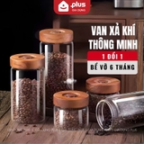 Video Hũ thủy tinh Borosilicate có van xả khí, hủ đựng thực phẩm kín khí cao cấp, chống ẩm mốc PHALEDO