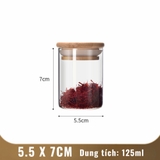 Hũ Thuỷ Tinh Nắp Gỗ Tre, Lọ Thuỷ Tinh Nắp Gỗ Borosilicate Chịu Nhiệt, Không Chứa Chì Cao Cấp PHALEDO – ảnh 25