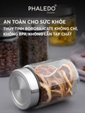 Hũ Thủy Tinh Borosilicate PHALEDO PL-0377 Nắp Inox 304 Kín Khí, Hũ Đựng Thực Phẩm Gia Vị Chống Ẩm Mốc – ảnh 5