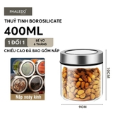 Hũ Thủy Tinh Borosilicate PHALEDO PL-0377 Nắp Inox 304 Kín Khí, Hũ Đựng Thực Phẩm Gia Vị Chống Ẩm Mốc – ảnh 13