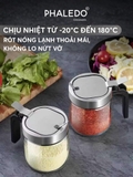 Hũ đựng gia vị thuỷ tinh borosilicate đa năng, nắp đậy inox 304 thông minh - Tặng kèm muỗng Phaledo P-0328 – ảnh 7
