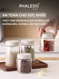Hũ Thủy Tinh Borosilicate Nắp Nhựa Đa Năng, Chống Mốc, Chống Ẩm Phaledo (PL-0376) – ảnh 6
