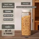 Hũ Thủy Tinh Borosilicate Nắp Nhựa Đa Năng, Chống Mốc, Chống Ẩm Phaledo (PL-0376) – ảnh 14