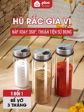 Lọ Rắc Gia Vị Thủy Tinh, Hủ Gia Vị 3 Chế Độ Rắc,Xoay 360, Thủy Tinh Cao Cấp An Toàn Sức Khỏe PHALEDO – ảnh 2