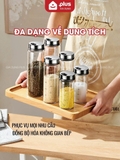 Lọ Rắc Gia Vị Thủy Tinh, Hủ Gia Vị 3 Chế Độ Rắc,Xoay 360, Thủy Tinh Cao Cấp An Toàn Sức Khỏe PHALEDO – ảnh 8