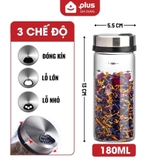 Lọ Rắc Gia Vị Thủy Tinh, Hủ Gia Vị 3 Chế Độ Rắc,Xoay 360, Thủy Tinh Cao Cấp An Toàn Sức Khỏe PHALEDO – ảnh 11