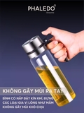 Chai đựng dầu ăn, nước tương nắp inox 304 đậy kín, dùng 1 tay tiện lợi cho nhà bếp Phaledo (PL-0335) – ảnh 4