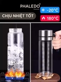 Chai đựng dầu ăn, nước tương nắp inox 304 đậy kín, dùng 1 tay tiện lợi cho nhà bếp Phaledo (PL-0335) – ảnh 7