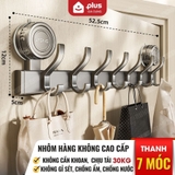 Thanh Treo Đồ Cốc Hút Không Khoan Tường, Chịu Tải 30Kg -Móc Treo Đồ Nhôm Hàng Không Cao Cấp Không Gỉ – ảnh 15