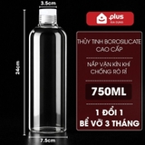 Chai Thủy Tinh Đa Năng Đựng Rượu, Nước- Bình Thủy Tinh Borosilicate Cao Cấp An Toàn Sức Khỏe PHALEDO – ảnh 12