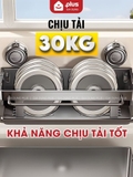 Kệ Đựng Đồ Rửa Chén Không Khoan Tường, Thép Carbon Cao Cấp, Kệ Nhà Bếp Đa Năng, Không Gỉ Sét – ảnh 8