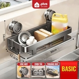 Kệ Đựng Đồ Rửa Chén Không Khoan Tường, Thép Carbon Cao Cấp, Kệ Nhà Bếp Đa Năng, Không Gỉ Sét – ảnh 11