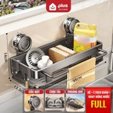 Kệ Đựng Đồ Rửa Chén Không Khoan Tường, Thép Carbon Cao Cấp, Kệ Nhà Bếp Đa Năng, Không Gỉ Sét – ảnh 15