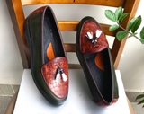 Giày Da Patina Dáng Hàn Quốc
