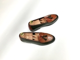 Giày Da Patina Dáng Hàn Quốc