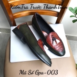 Giày Da Patina Dáng Hàn Quốc