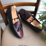 Giày Da Patina Dáng Hàn Quốc