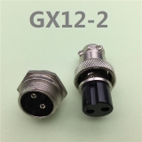 jack nối GX12-2P đực + cái