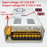 Nguồn chỉnh áp 0 đến 24V 20A Nguồn tổ ong