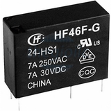 role relay 24v HF46F-G-24-HS1 24VDC 7A