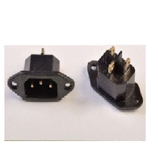 Chân Nguồn AC - 04 3 Chấu ( Ổ Cắm AC )