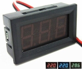 Đồng hồ đo áp 0-100VDC  màng hình 0,56 inch  loại 3 dây có nắp ( 2C2.4 )
