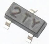 S8550 2TY / 2Y PNP 0.5A/25V SOT-23 (3A15.1)