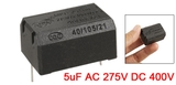 tụ bếp từ 5UF ngang / đứng J 400VDC 275VAC MKP X2 loại thấp ( 5d6.1 )